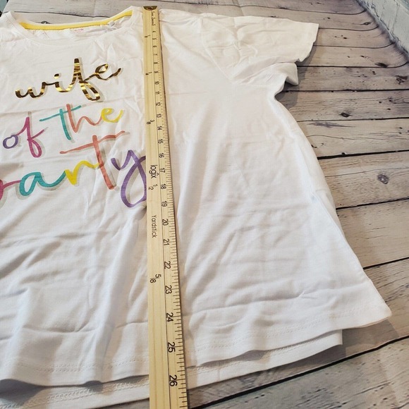 NEW Miss To Mrs Wife Of The Party Crew Neck T-Shirt Plus Size 2XL White Bridal - Picture 13 of 13